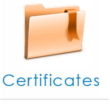 Certificates